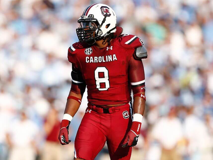 South Carolina linebacker Kaiwan Lewis could transfer to Rutgers
