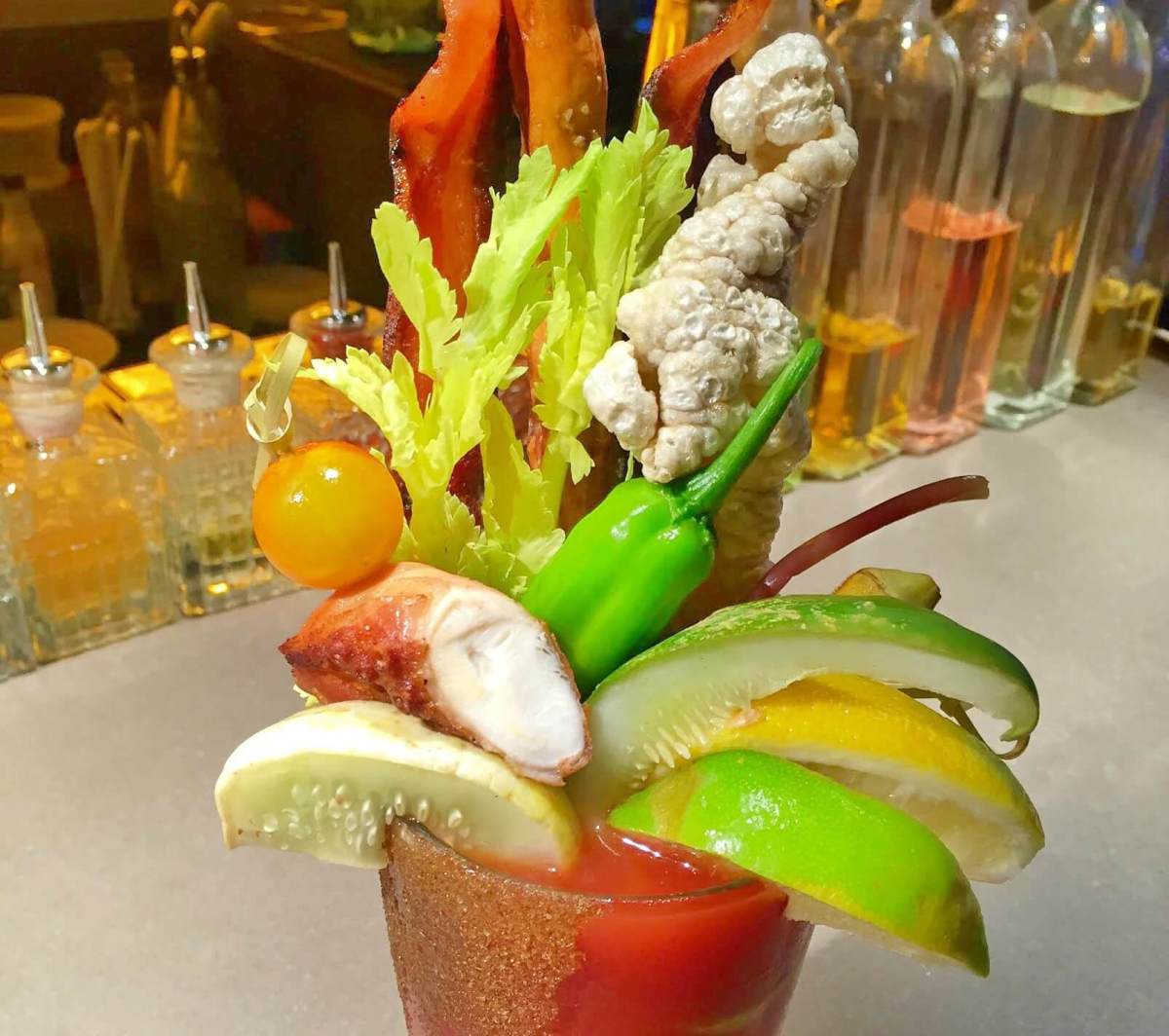 Overload your Bloody Mary with octopus, cheeses and more at this new DIY bar