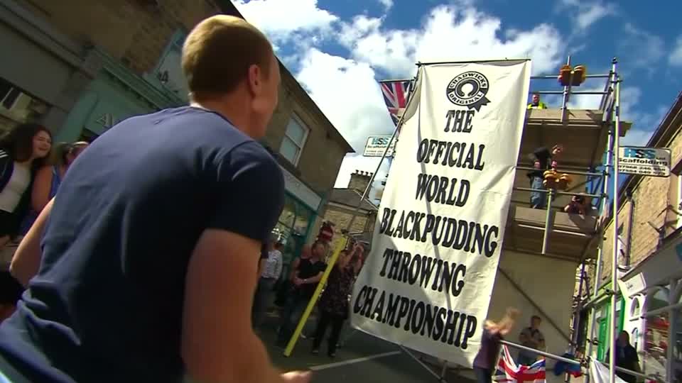 Food fight: British sausage thrower wins Black Pudding championship