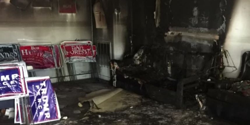 Massachusetts Democrat raises money for firebombed GOP headquarters in North