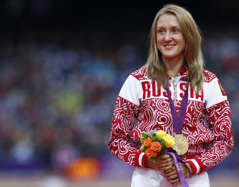 Russia’s Zaripova stripped of London steeplechase gold medal