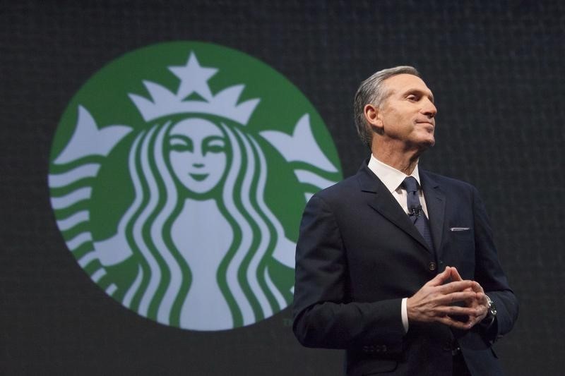 Starbucks CEO steps down to focus on high-end coffee, shares fall