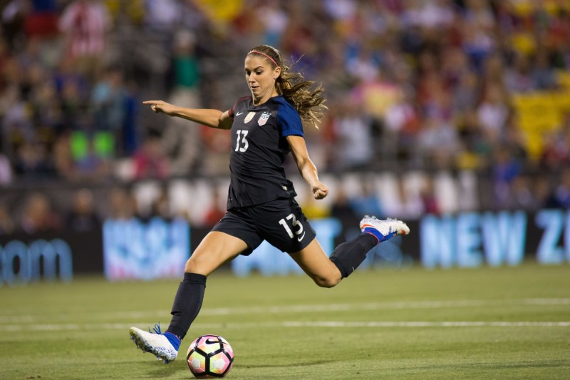 U.S. women’s striker Morgan joins Lyon
