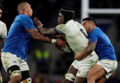 Rugby – Tattooed Samoans don skin suits to avoid offending Japanese hosts