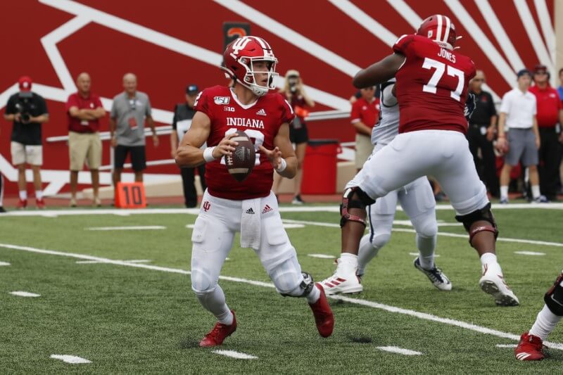 Ramsey tosses three touchdowns as Hoosiers rout Huskies