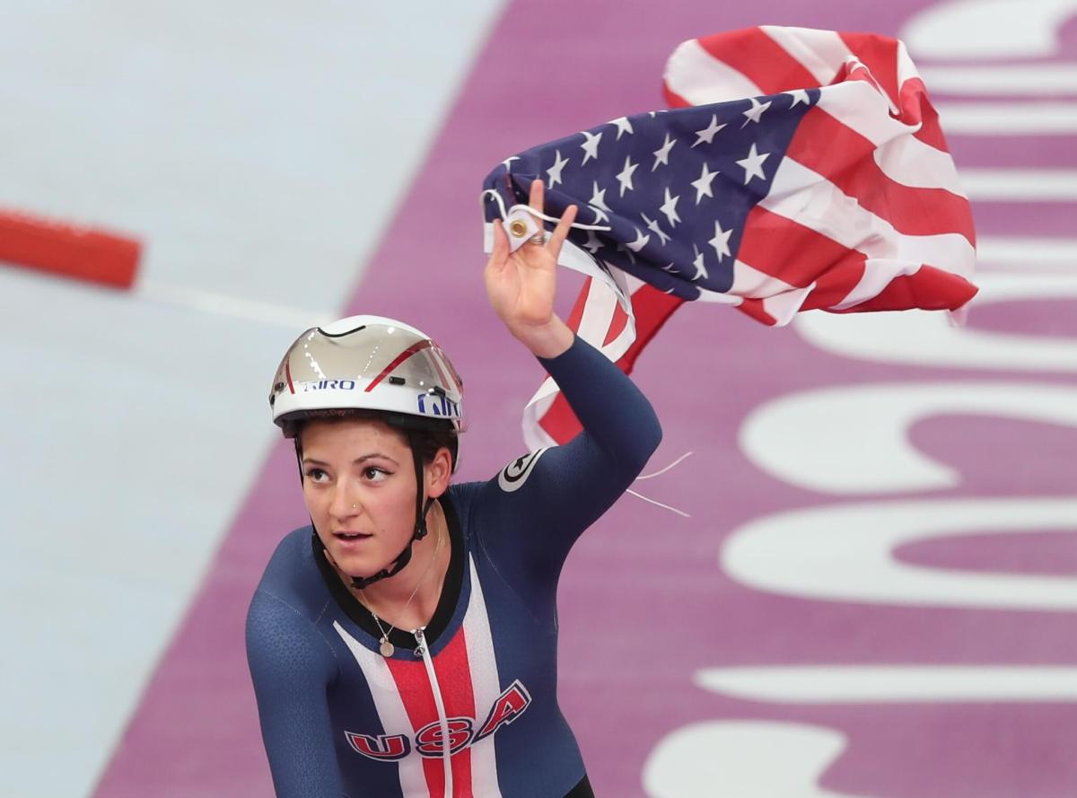 American Dygert crushes Dutch duo to win time trial gold