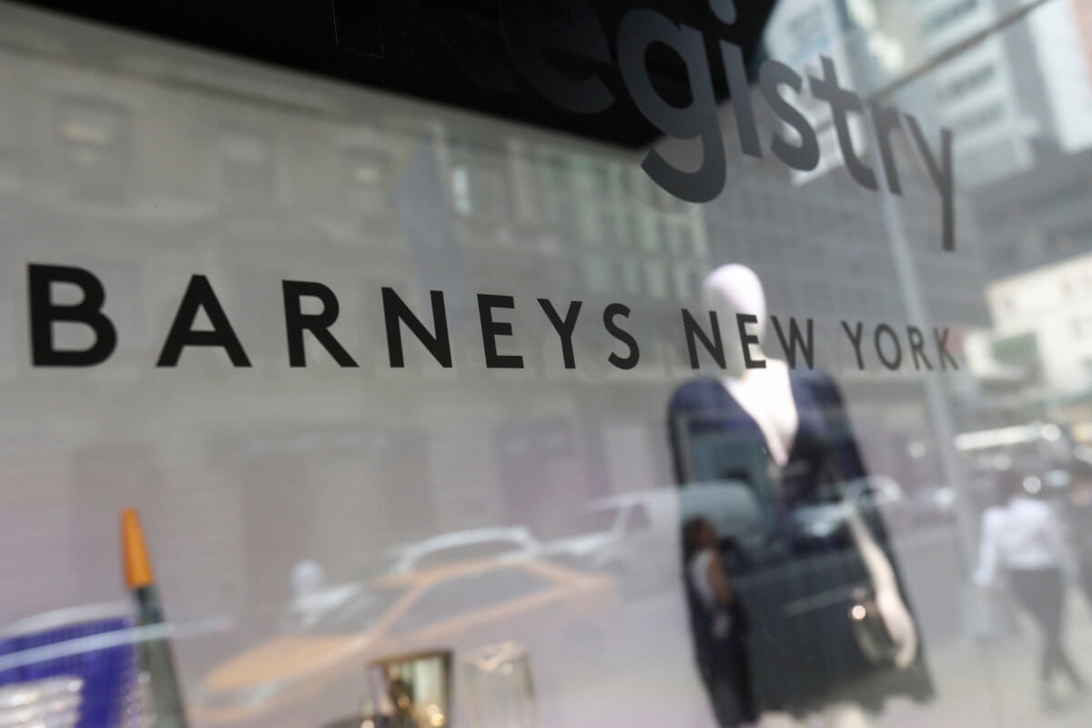 Barneys nears bankruptcy deal with Authentic Brands, Saks owner