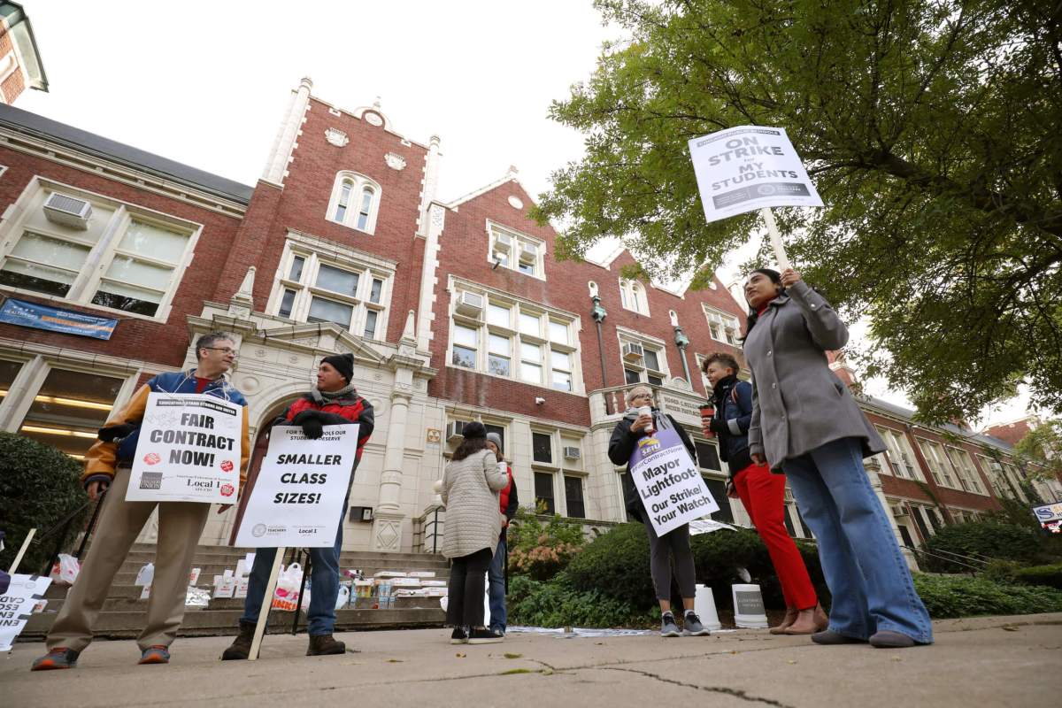 Chicago teachers, district joust over ‘sticking points’ on 2nd day of strike