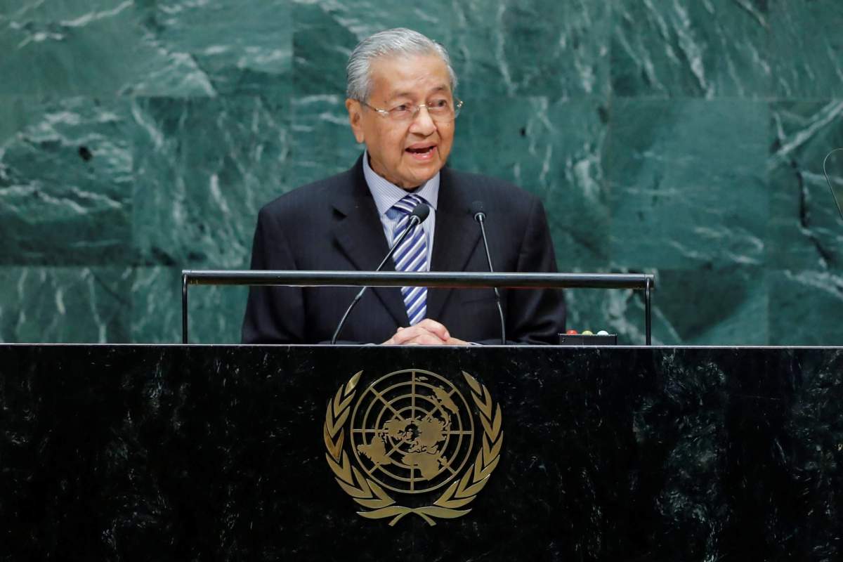 Mahathir warns of possible trade sanctions on Malaysia