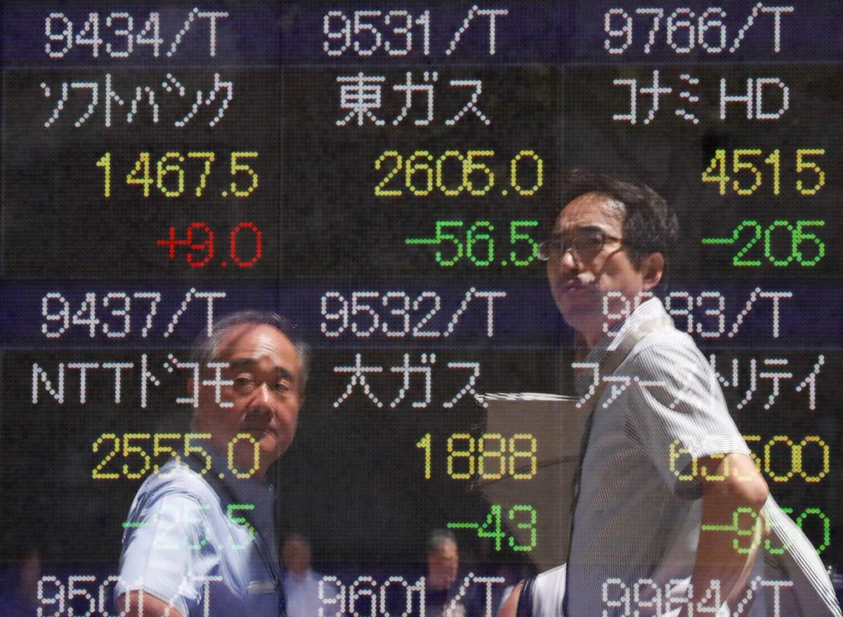 Asian shares turn higher after positive China data