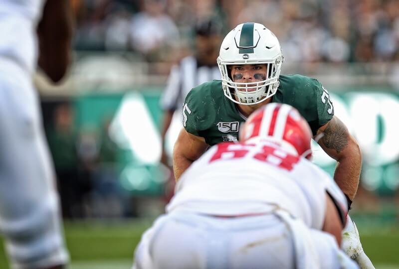 Michigan State LB Bachie suspended for failed drug test