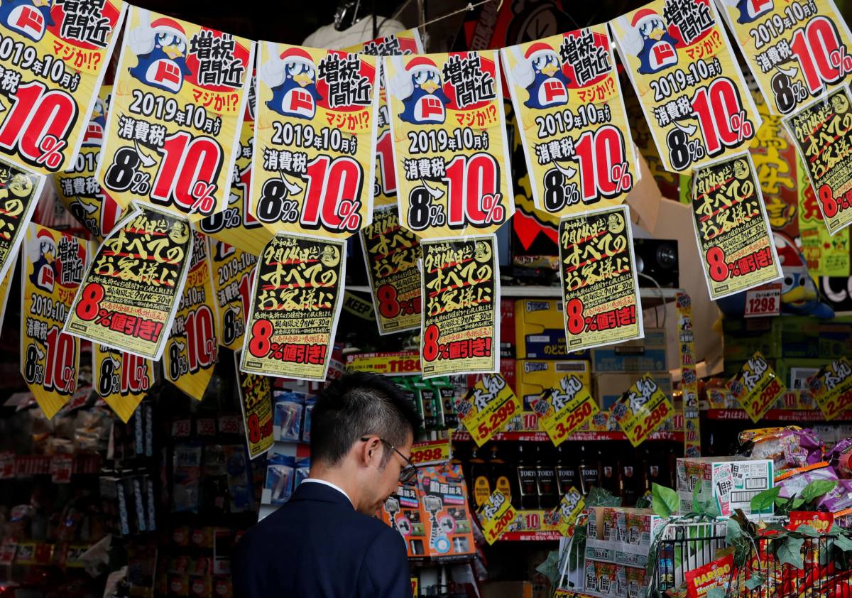 Japan’s consumer inflation stagnant despite tax hike boost