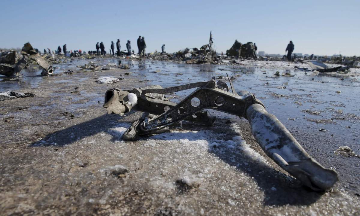 Report cites pilot error in 2016 Flydubai plane crash in Russia