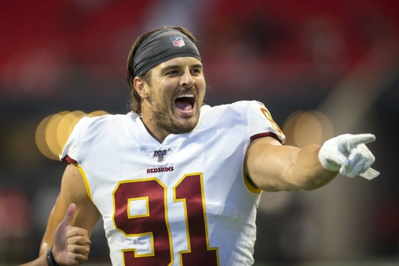 Redskins LB Kerrigan to miss first game of NFL career