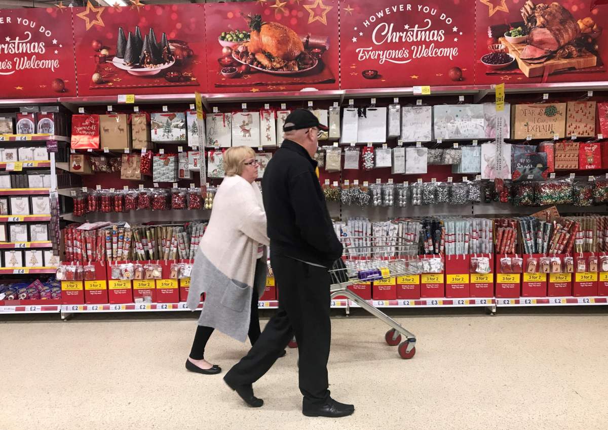 Little Christmas cheer for Britain’s supermarkets