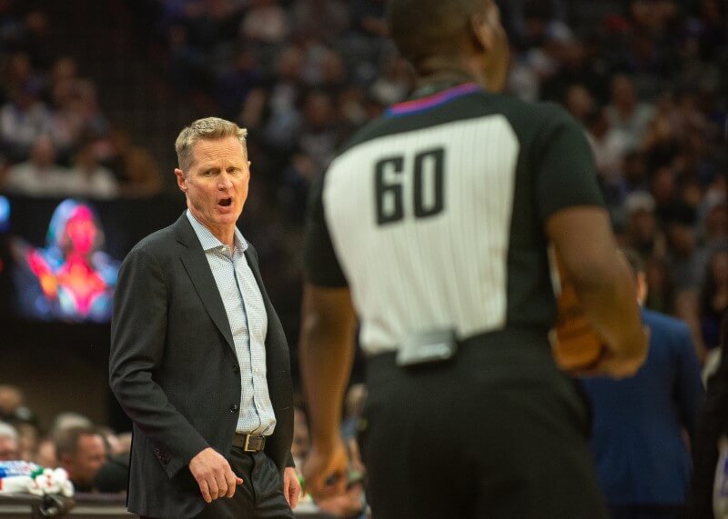 Warriors’ Kerr fined $25000 for verbally abusing referee