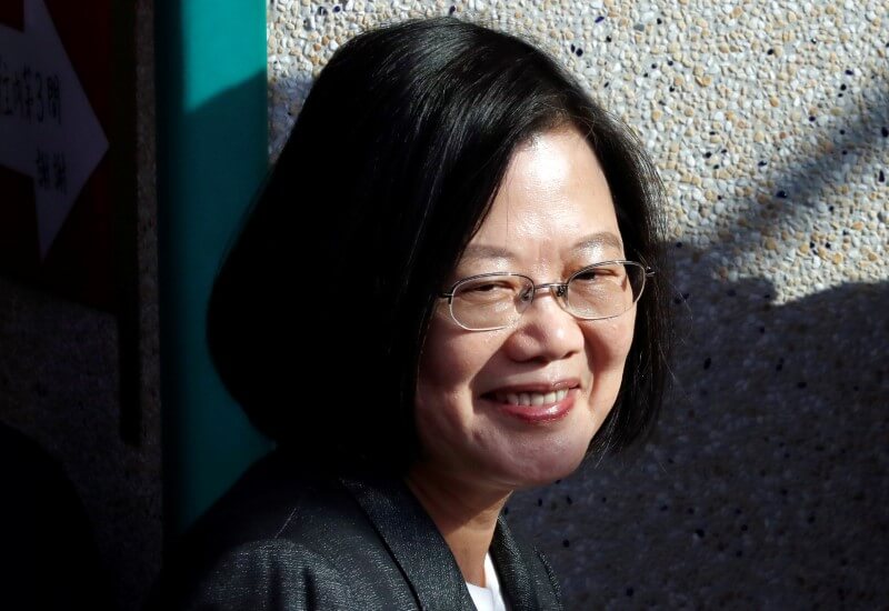 Taiwan President Tsai set to win re-election