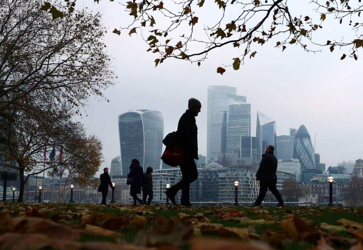 UK financial firms’ sentiment improves for first time in four years: survey