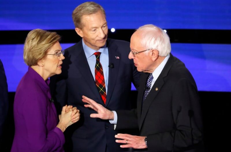 U.S. debate mystery solved: Warren told Sanders he called her a liar on national TV