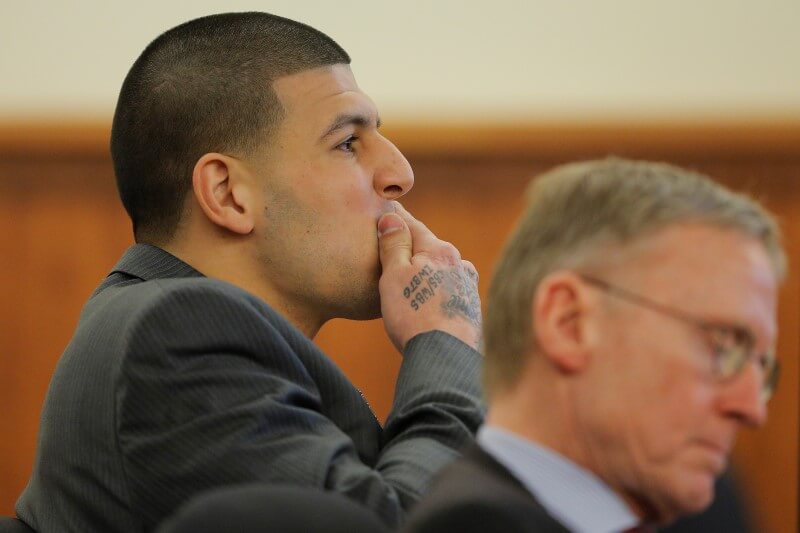Ex-NFL star Aaron Hernandez signs new lawyers for double-murder trial