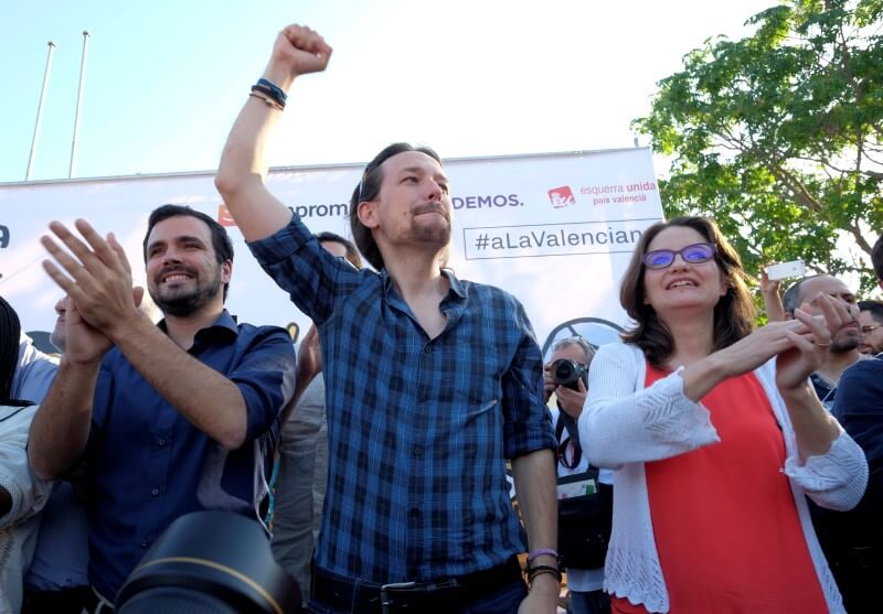 Polls show Spain’s left-wing bloc could clinch majority