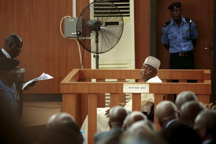 Head of Nigerian senate denies election conspiracy as trial starts
