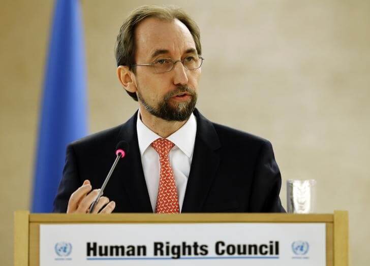 U.N. rights commissioner voices fear of Burundi violence turning ethnic