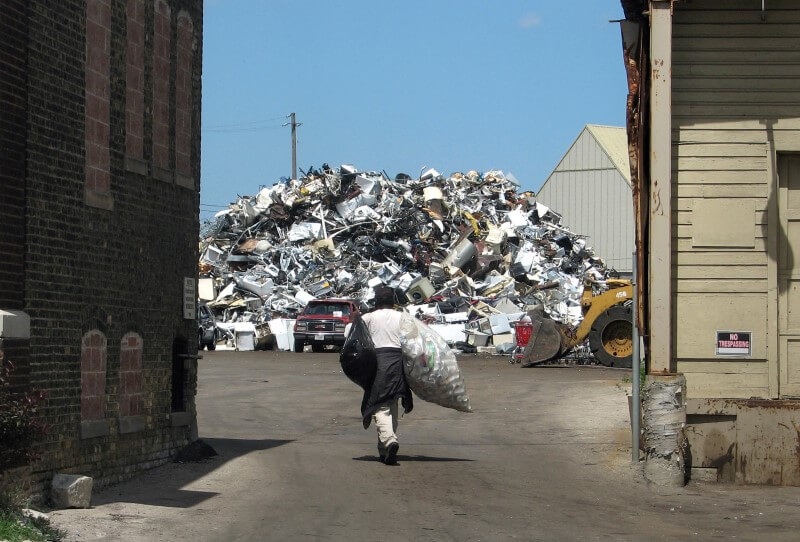 Low scrap metal prices hurting even U.S. garbage scavengers