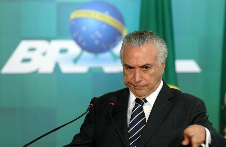 Brazil’s Temer plans BRICS trip after impeachment vote – source