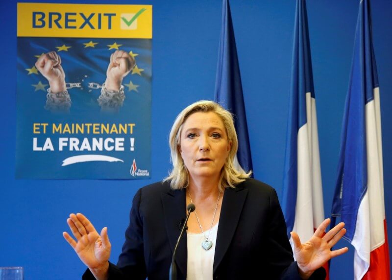 Brexit a double-edged sword for France’s National Front