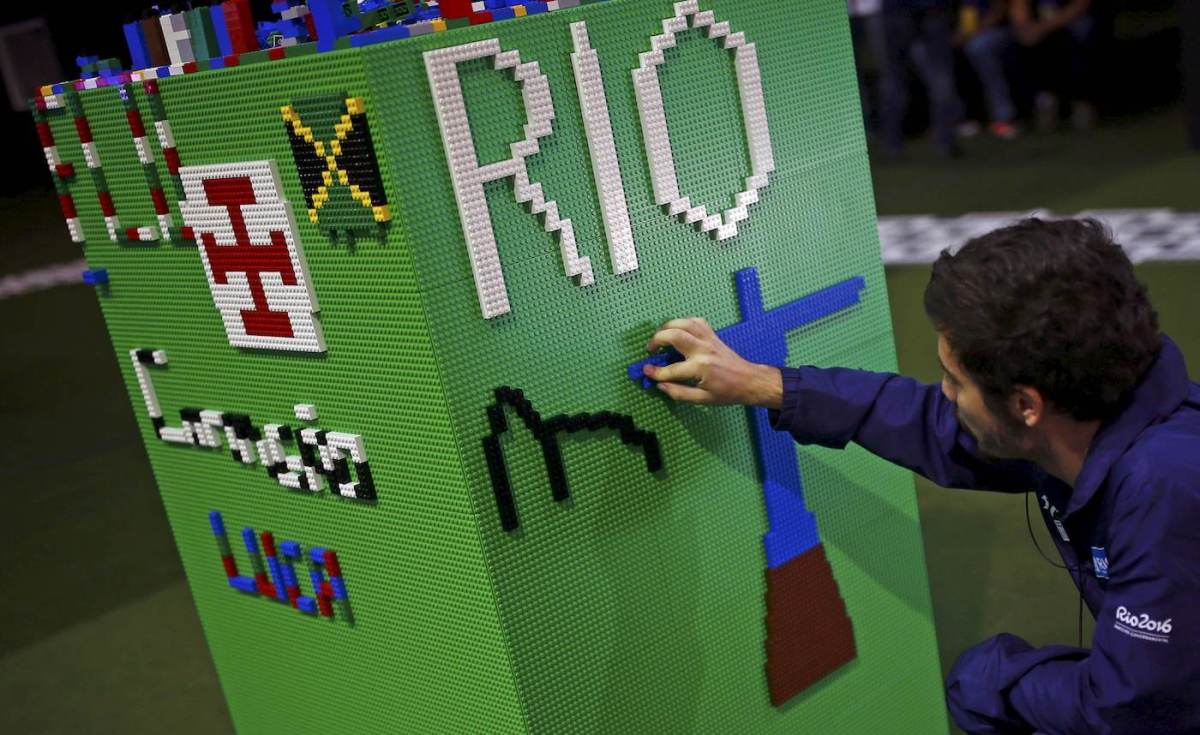 Lego presents Olympic model of Rio city ahead of games