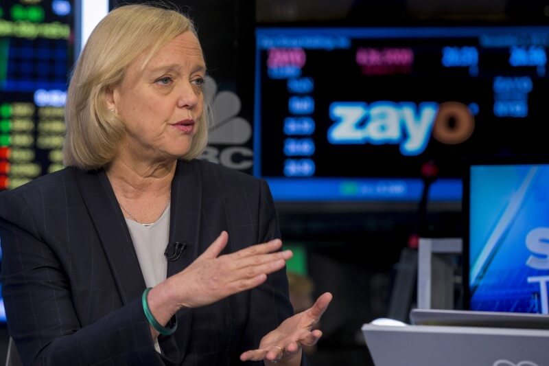 Hewlett Packard’s Meg Whitman joins CEOs endorsing Clinton