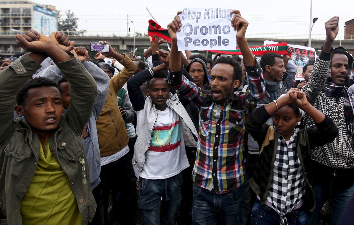 At least 90 protesters killed in Ethiopia: residents, opposition