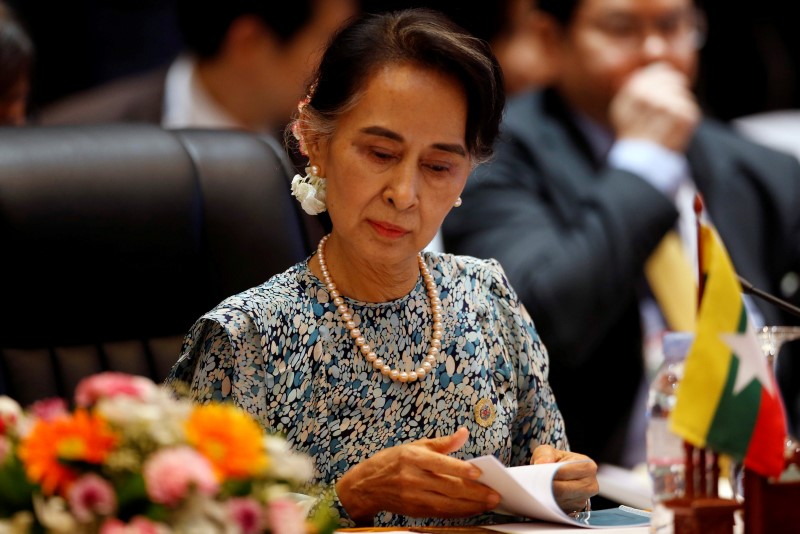 Myanmar’s Suu Kyi heads to China with dam project clouding ties