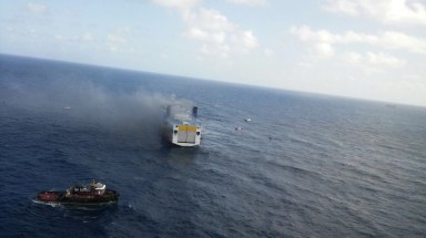 More than 500 rescued from burning ferry fire off Puerto Rico