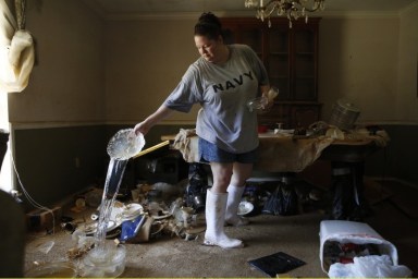 Louisiana assesses flood damage as residents return to soaked homes