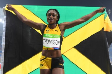 Jamaican sprint power on show as Thompson completes double