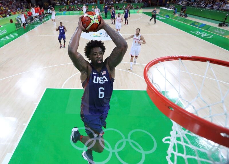 DeAndre Jordan comes up quietly on Team USA
