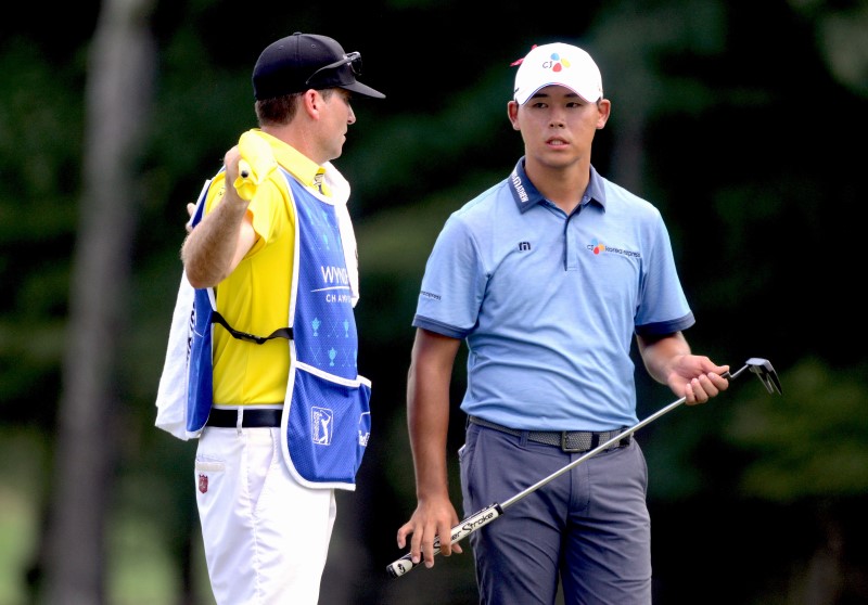 Golf: Korean Kim wins by five strokes in Greensboro