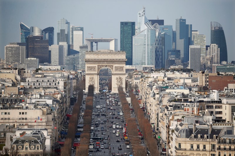 Euro zone business growth stable in August, France surprises upwards