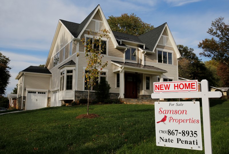 U.S. new home sales race to near nine-year high