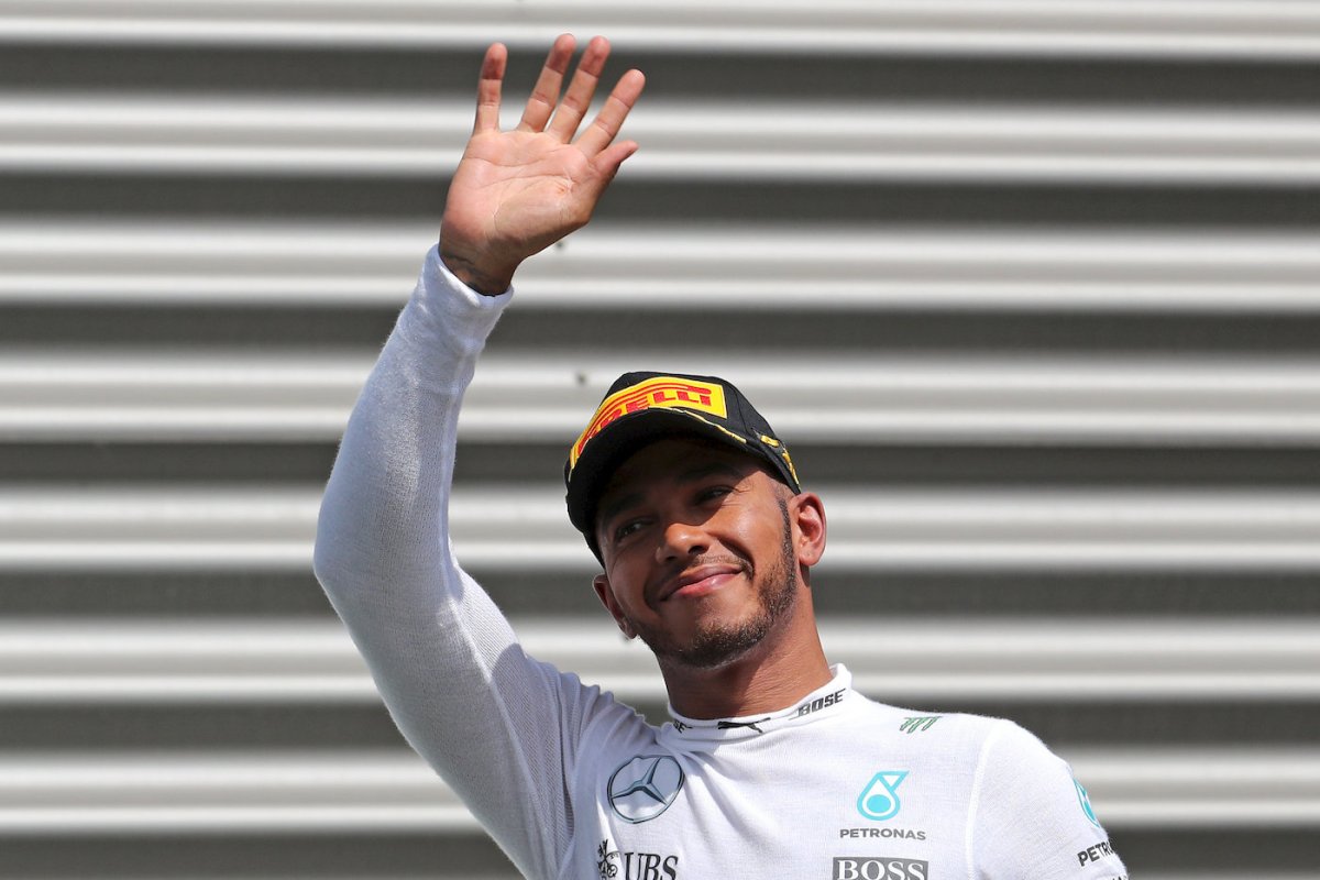 Christmas comes early for Hamilton at Spa