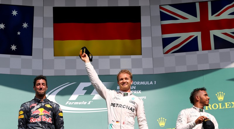 Hamilton podium sours Rosberg’s Belgian win
