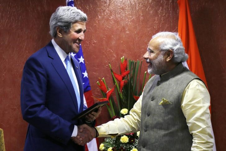 Kerry meets Modi as monsoon chaos challenges India’s ‘smart’ future