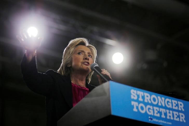Democrat Clinton to hold news conference Thursday: campaign
