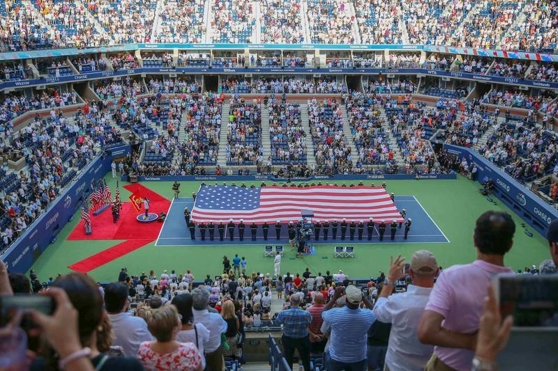 U.S. Open pauses to remember 9/11 under heavy security