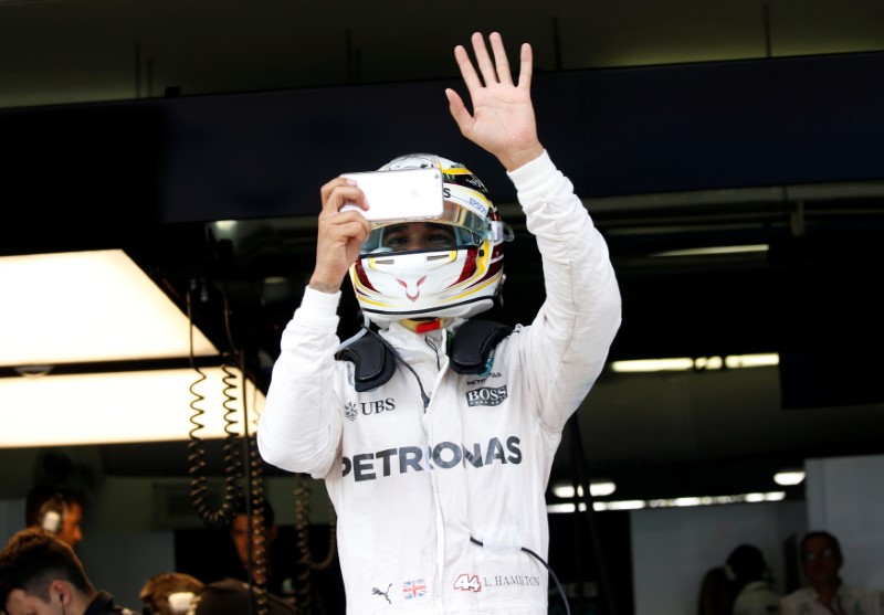 Hamilton finds groove in Malaysia practice