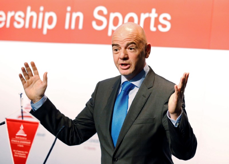 Soccer: FIFA chief Infantino suggests 48-team World Cup
