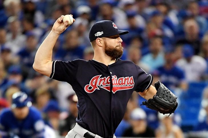Indians name Kluber as Game One starter
