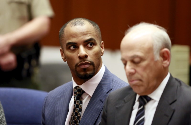 Ex-NFL player Sharper sentenced to up to 8 years in Las Vegas sex assault